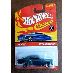 2005 Hot Wheels 1970 CHEVELLE SS Spectraflame Blue CLASSICS SERIES 1 1:64 GY 5SP